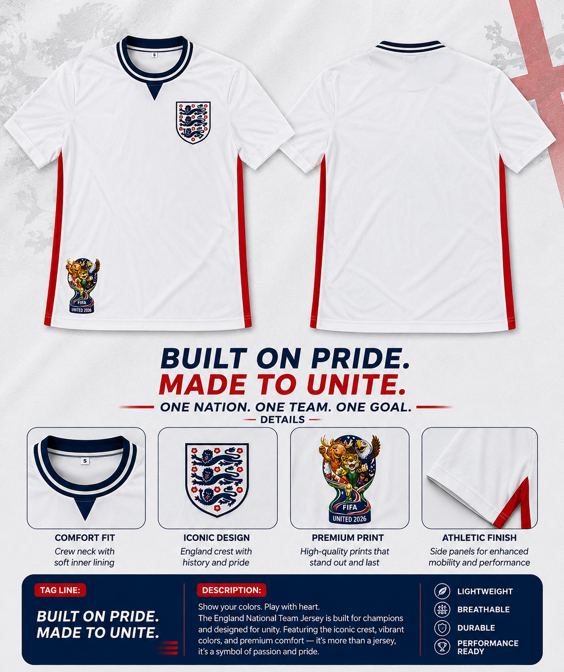 FIFA 2026 | England Jersey