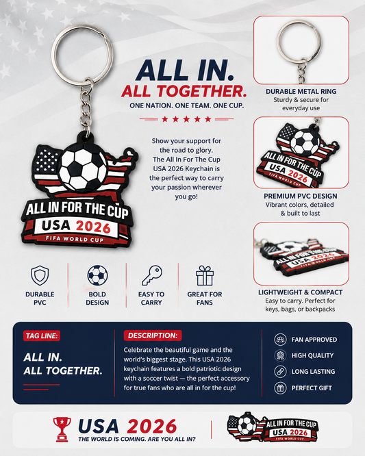 FIFA 2026 | Key Chain Soccer World Cup
