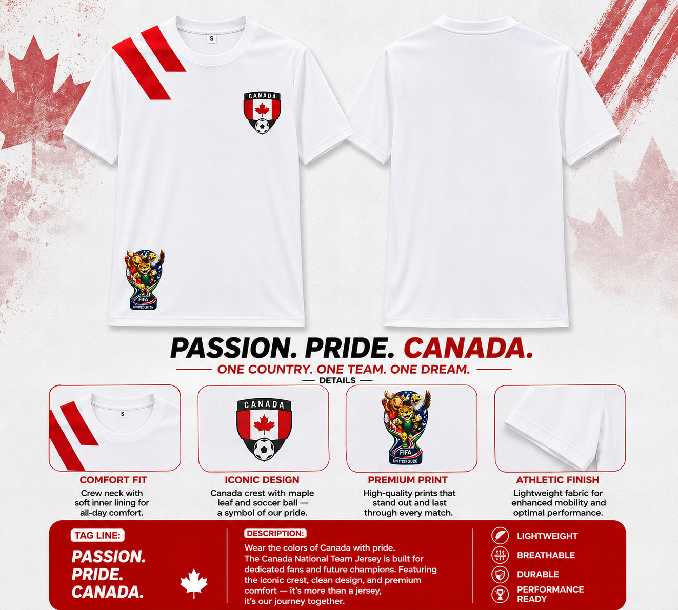 FIFA 2026 | Canada Jersey